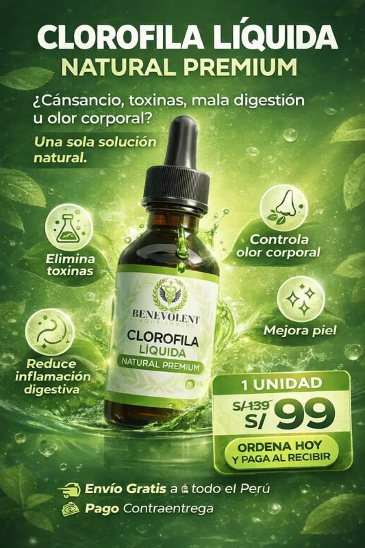 Clorofila Liquida - Desintoxicación digestiva